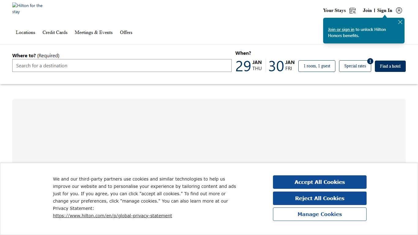 Hotel Booking for Travel Agents - Hilton